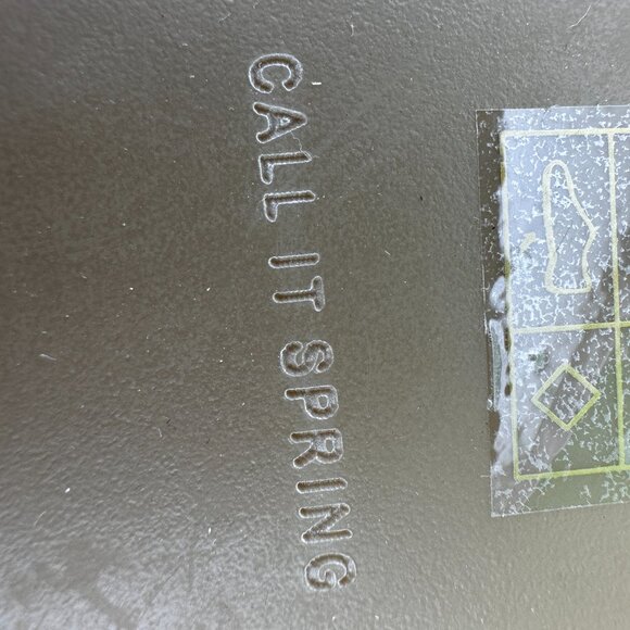 NWOT WOMEN'S "CALL IT SPRING" ANKLE STRAP PLATFORM WEDGE SANDAL YELLOW, SIZE 8 - Picture 8 of 10